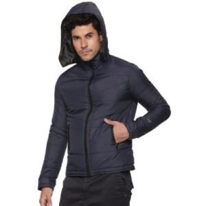Crocodile Quilted Bomber Jacket